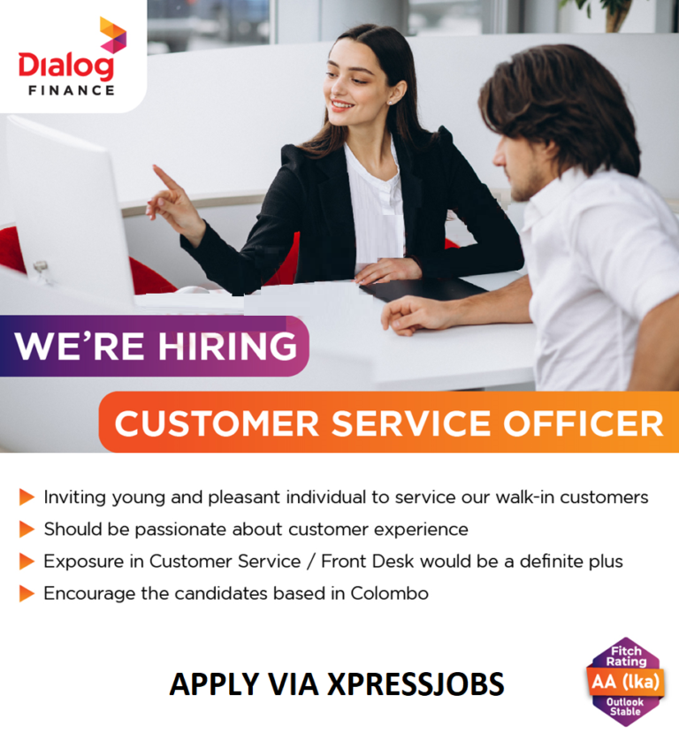 Customer Service Officer Dialog Finance PLC Job Vacancies 2024