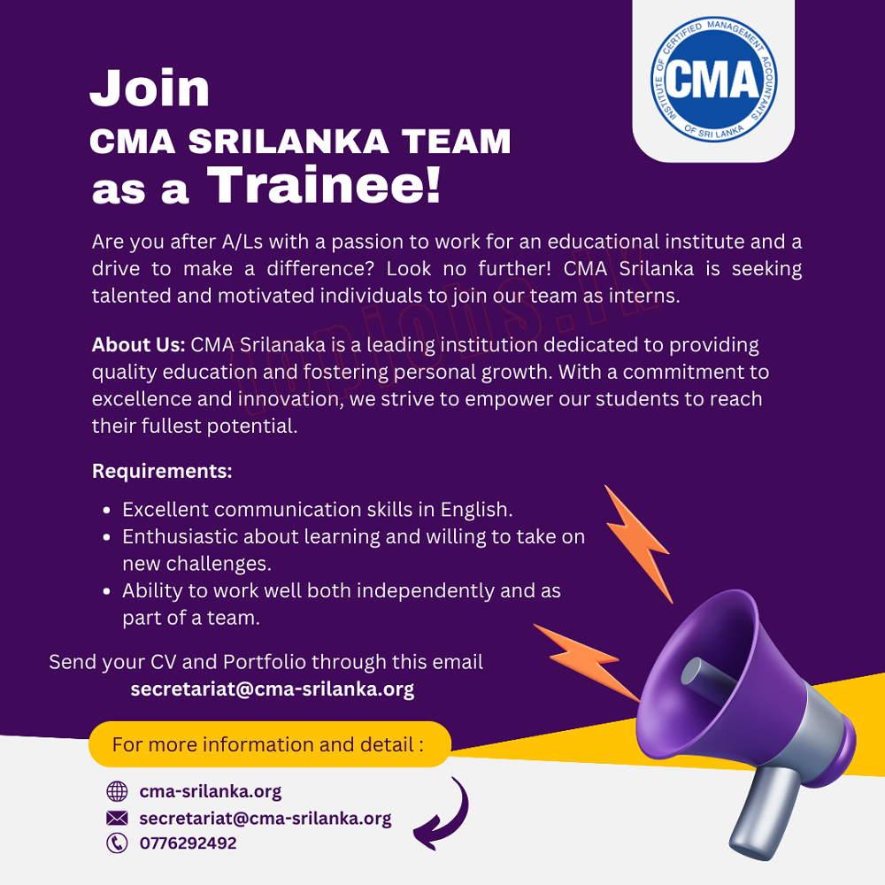 Trainee-CMA-www.jobmarket.lk